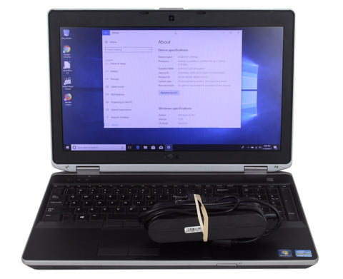 Dell Latitude E6530 15.6" Laptop Intel Core i5 2.60GHz | 8GB | 240GB SSD | DVDRW | WIN10